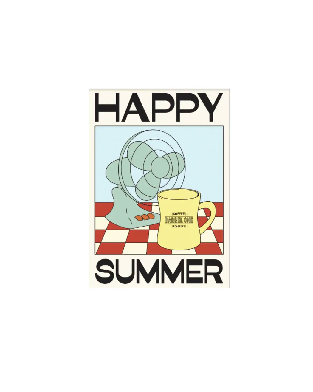 Barrel One's "Happy Summer" Poster