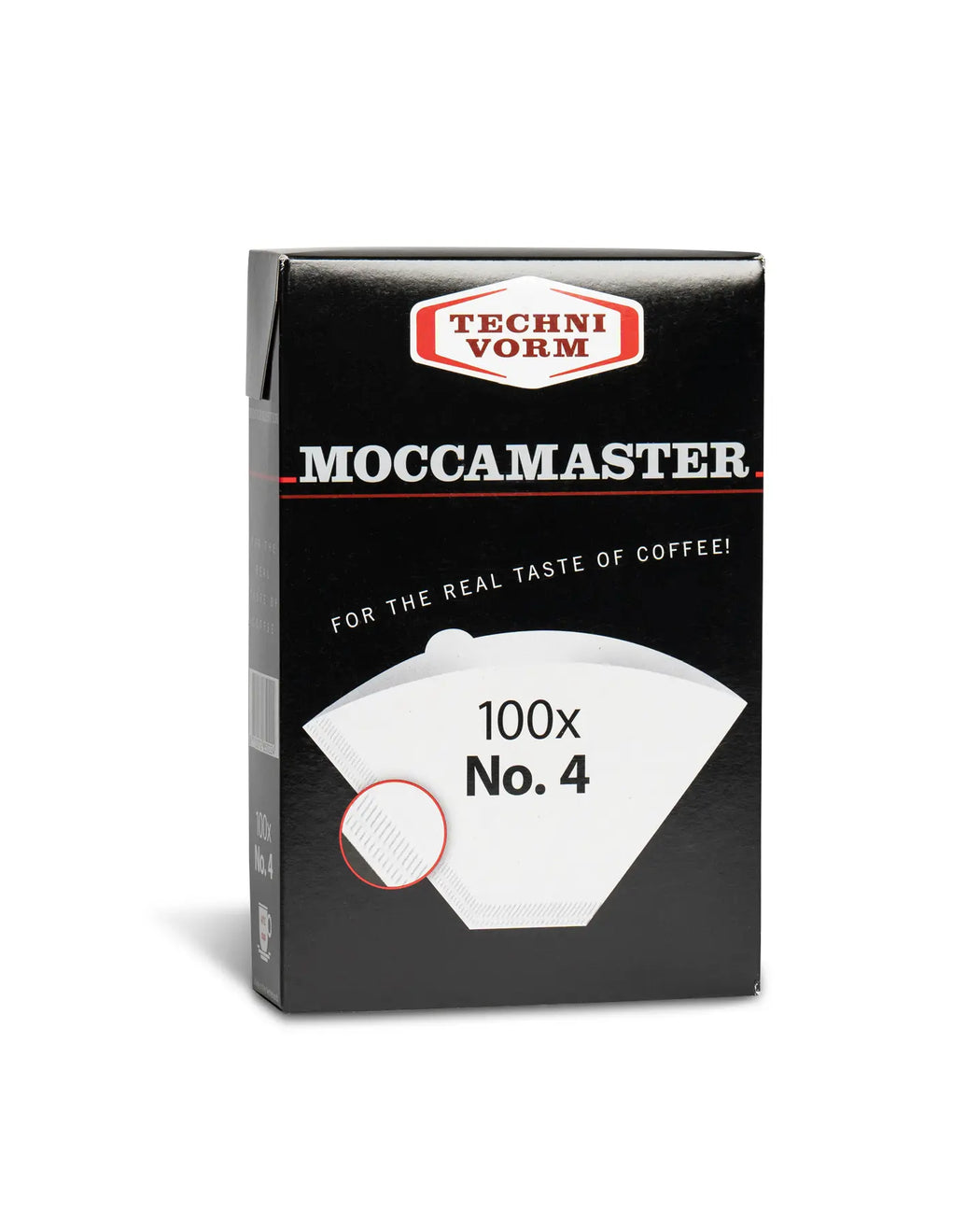 Moccamaster Coffee Filter. No. 4 - 100 per box.